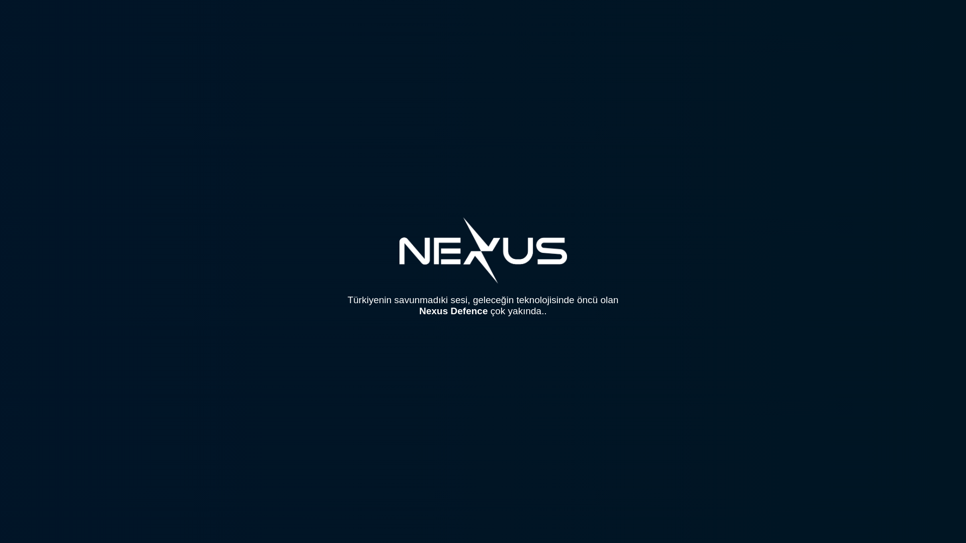 website screenshot of https://nexusdefence.com.tr/