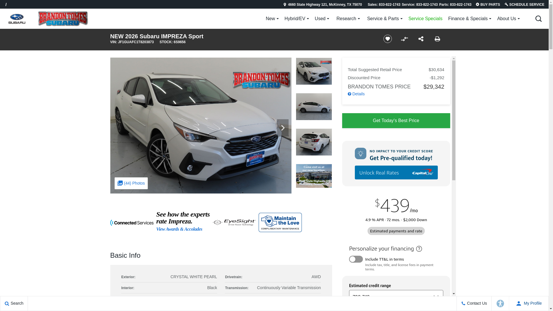 website screenshot of https://www.brandontomessubaru.com/inventory/JF1GUAFC1T8203873/