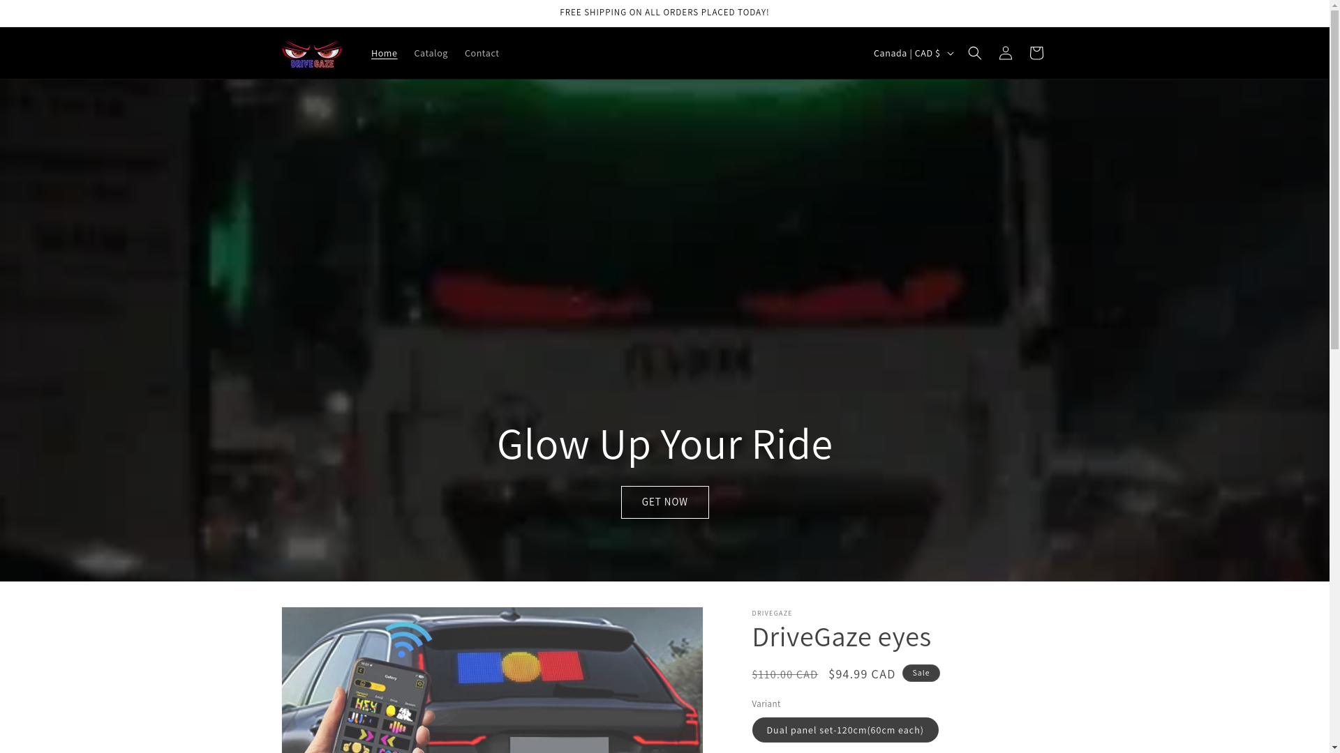 website screenshot of https://drivegaze.com/