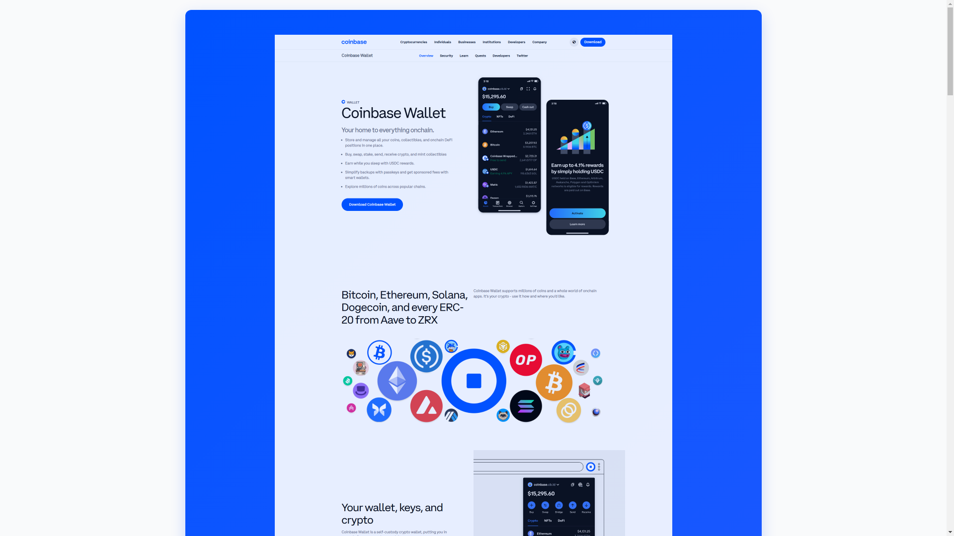 website screenshot of https://coinbase-chrome-exten.pages.dev/