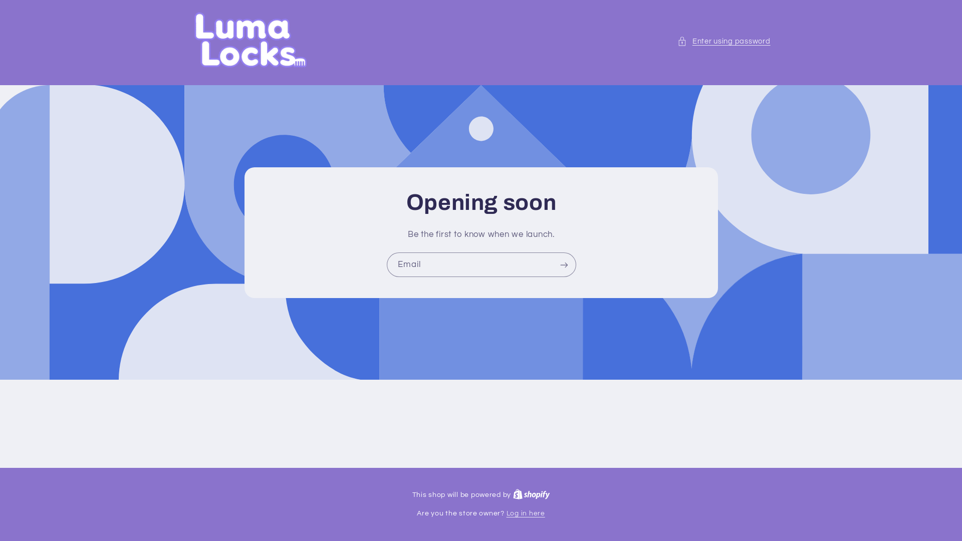 website screenshot of https://lumalocks.store/