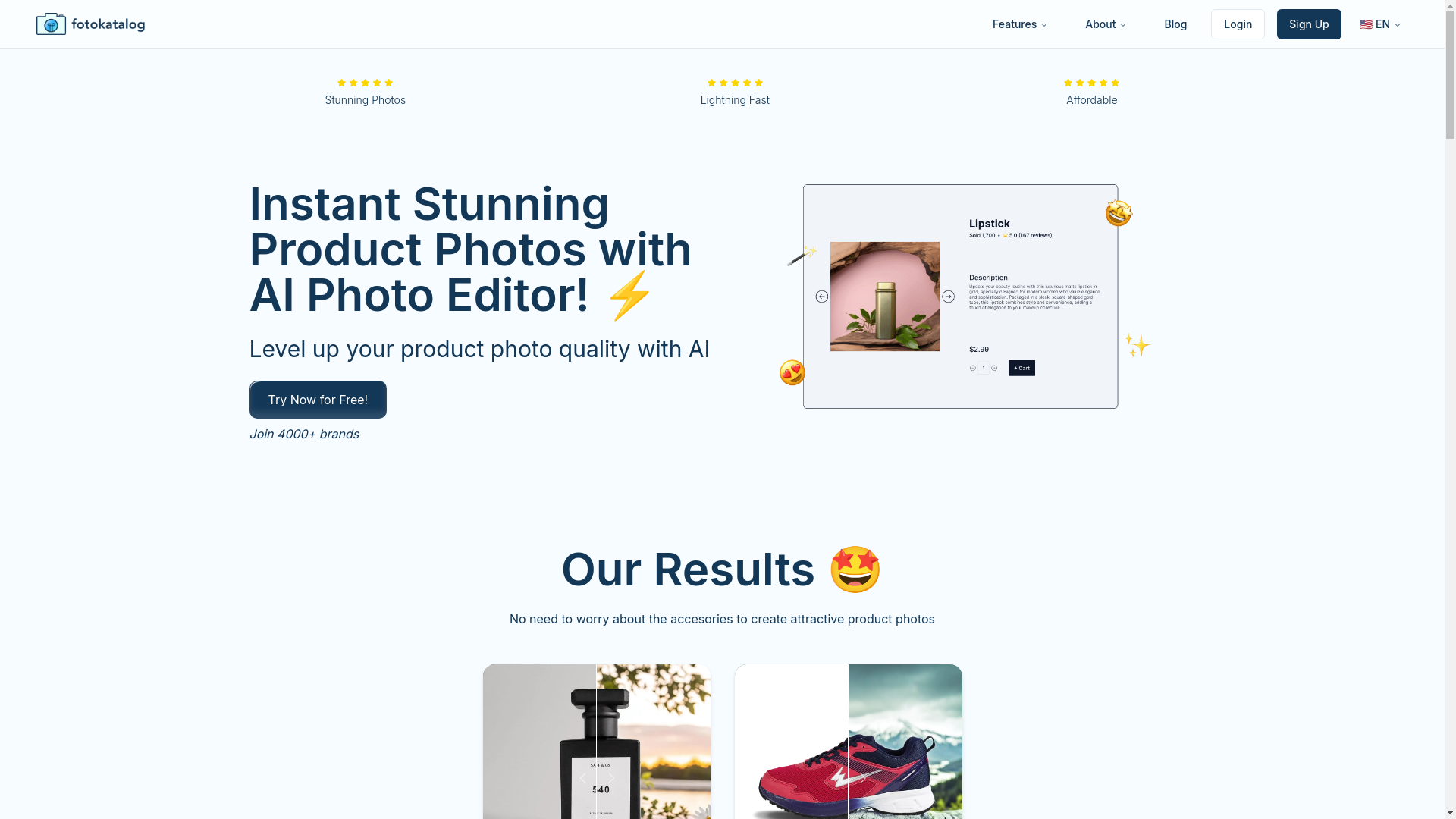 website screenshot of https://fotokatalogid-lp.pages.dev/