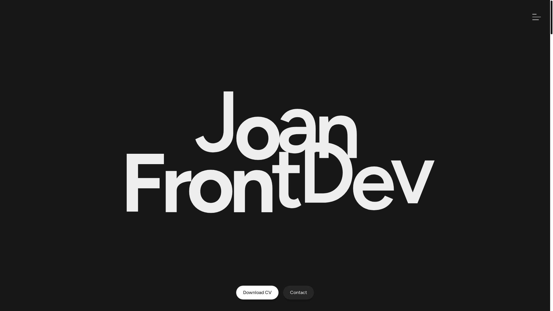 website screenshot of https://joanguinart.dev/