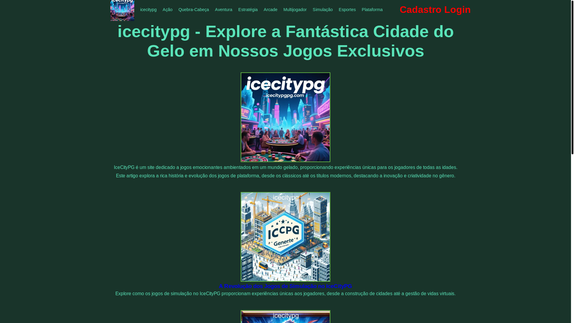 website screenshot of https://icecitypgpg.com/