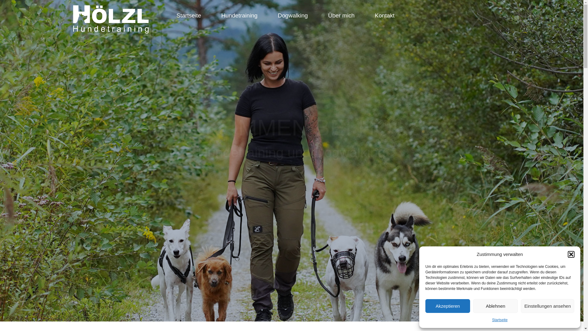 website screenshot of https://hoelzl-hundetraining.co/