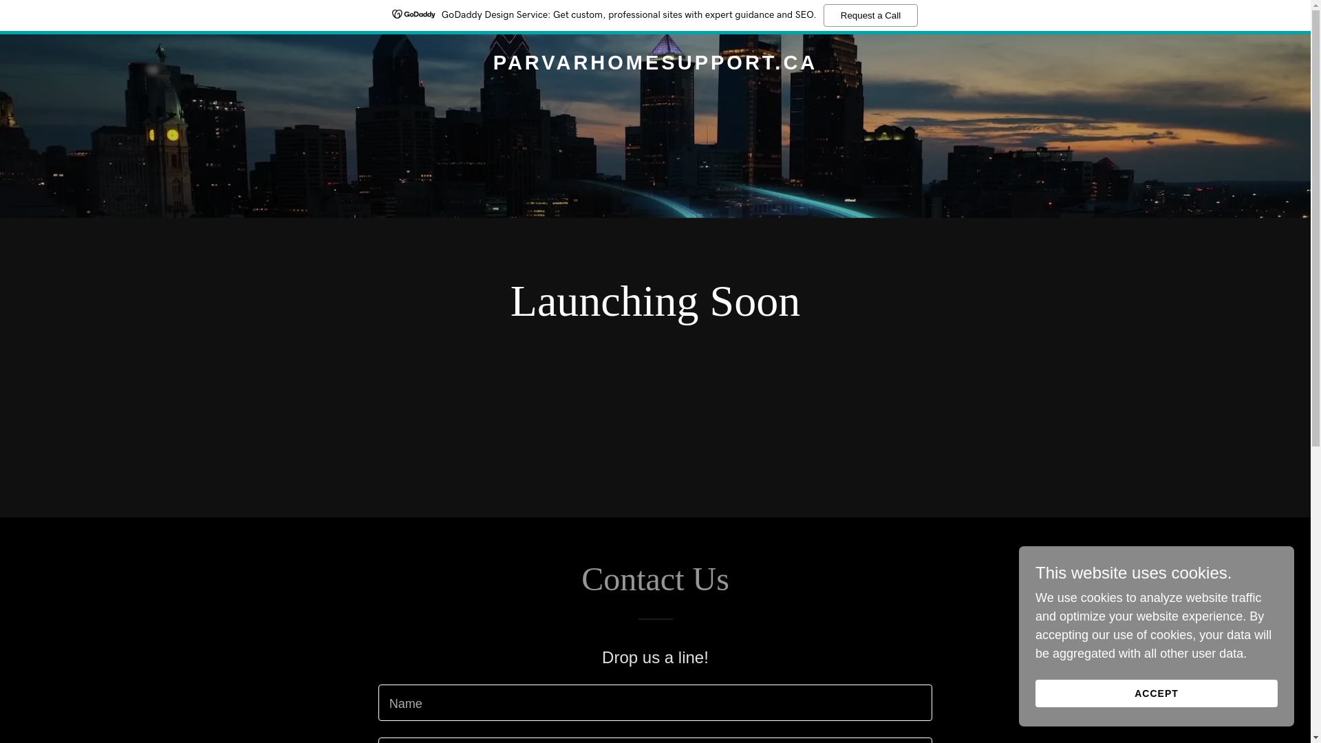 website screenshot of https://parvarhomesupport.org/