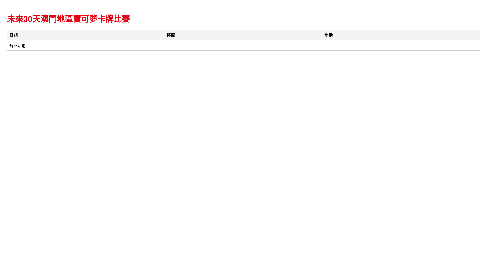 website screenshot of https://macau-ptcg-app.pages.dev/