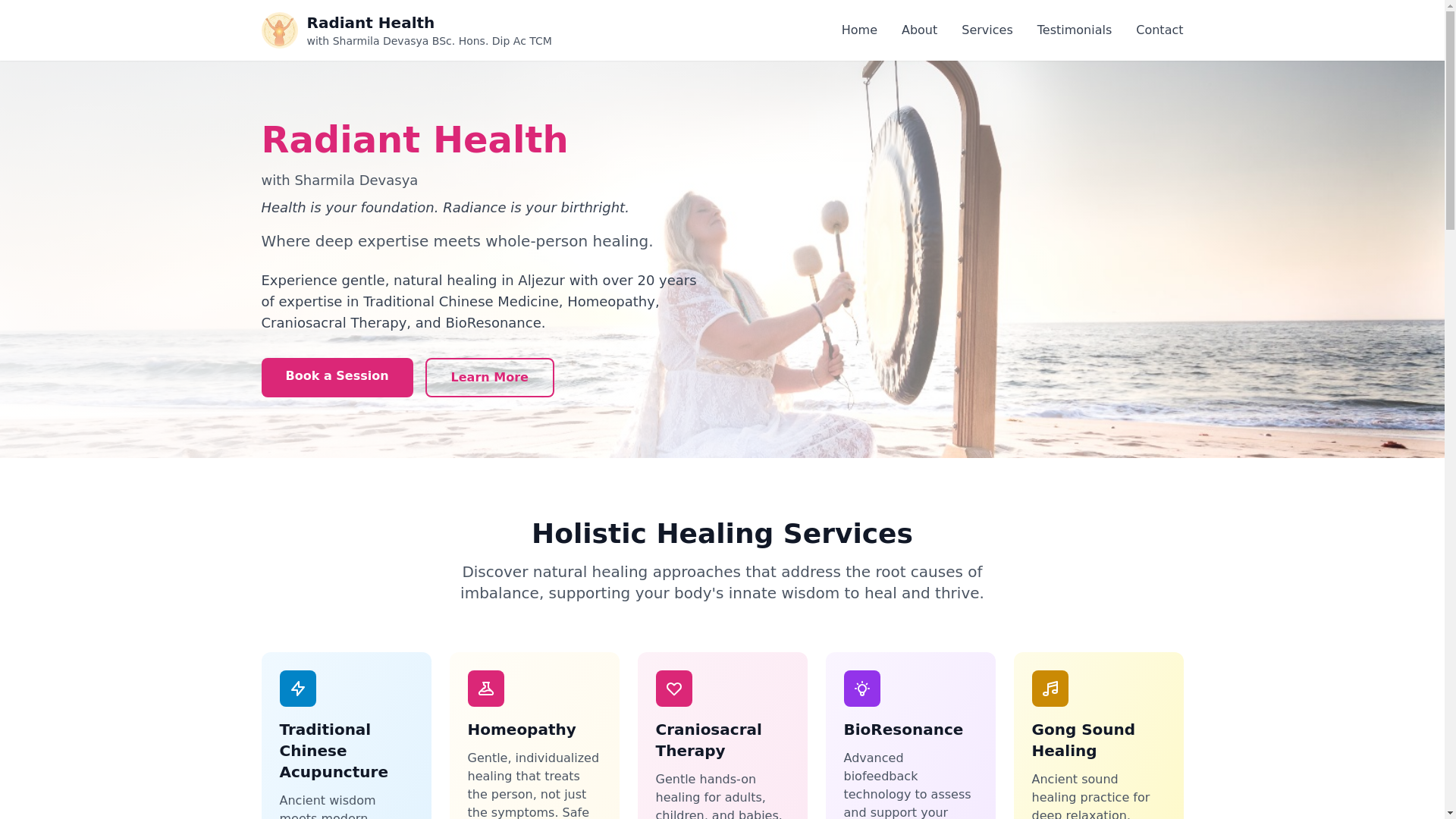 website screenshot of https://sharmila.pages.dev/