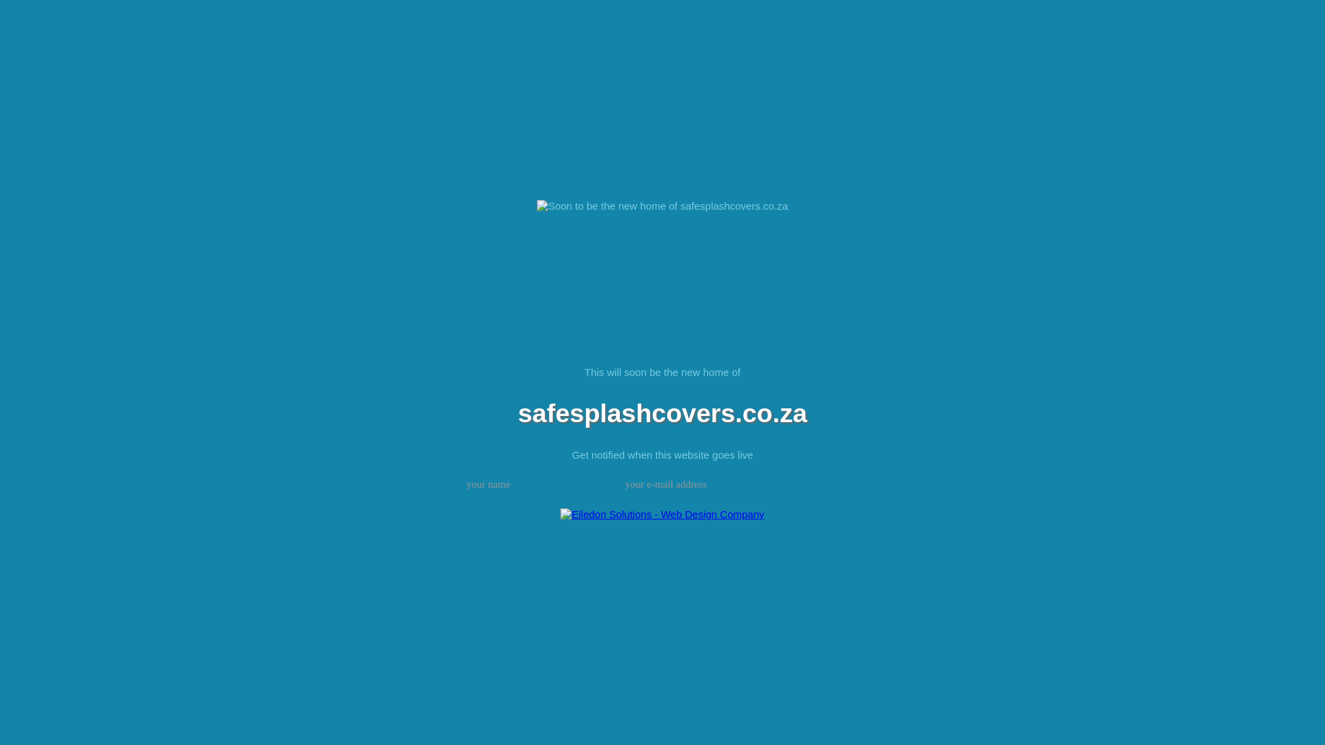 website screenshot of https://safesplashcovers.co.za/