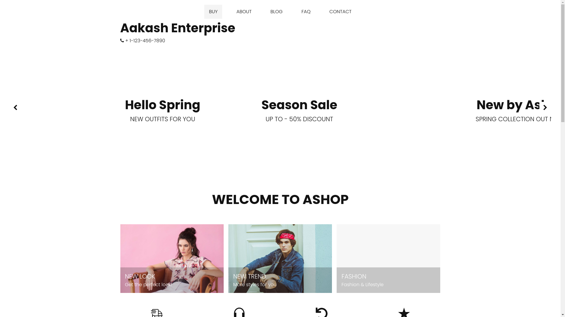 website screenshot of https://aakashenterprises.org.in/