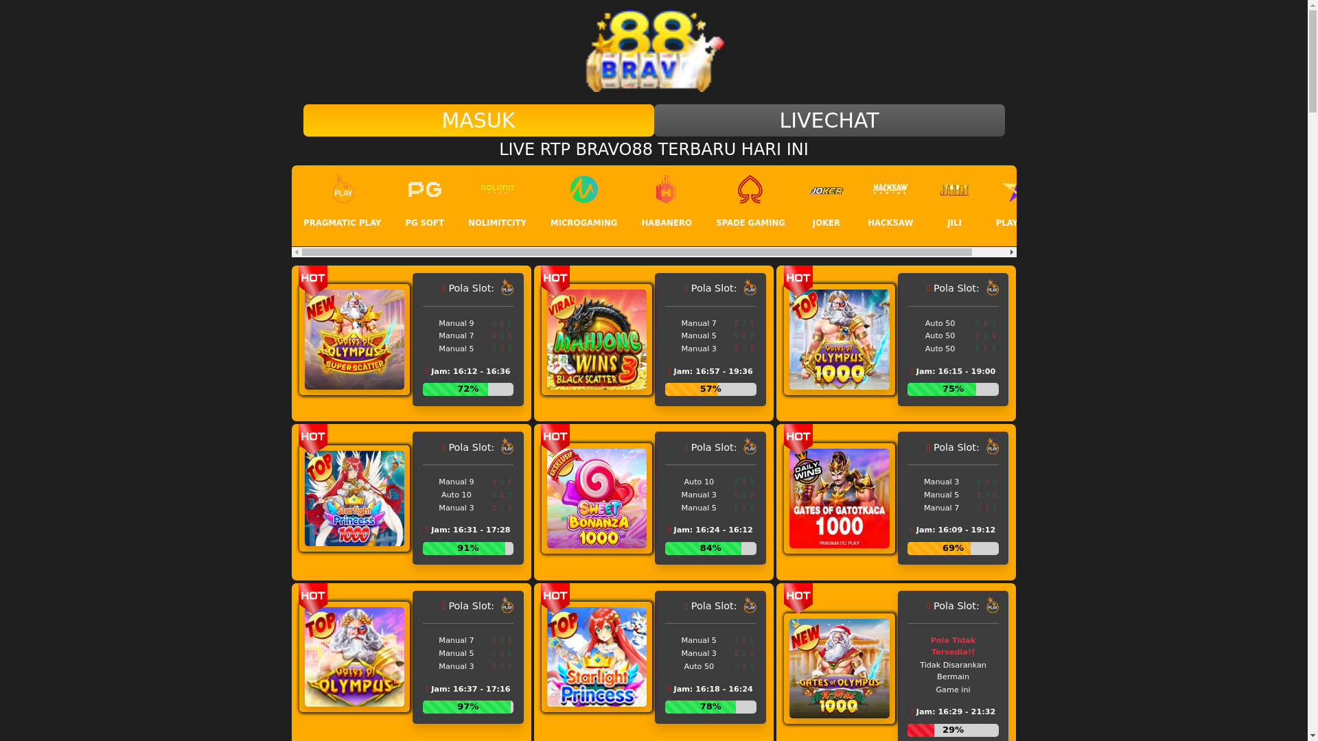 website screenshot of https://rtpbravo4.mom/
