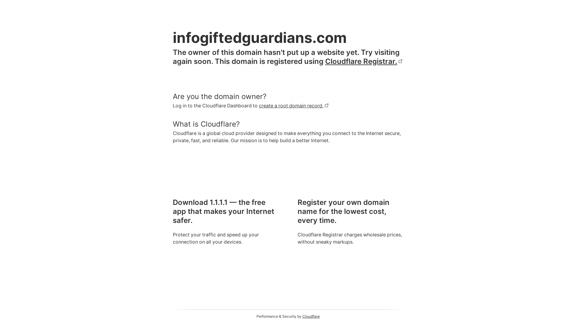 website screenshot of https://infogiftedguardians.com/