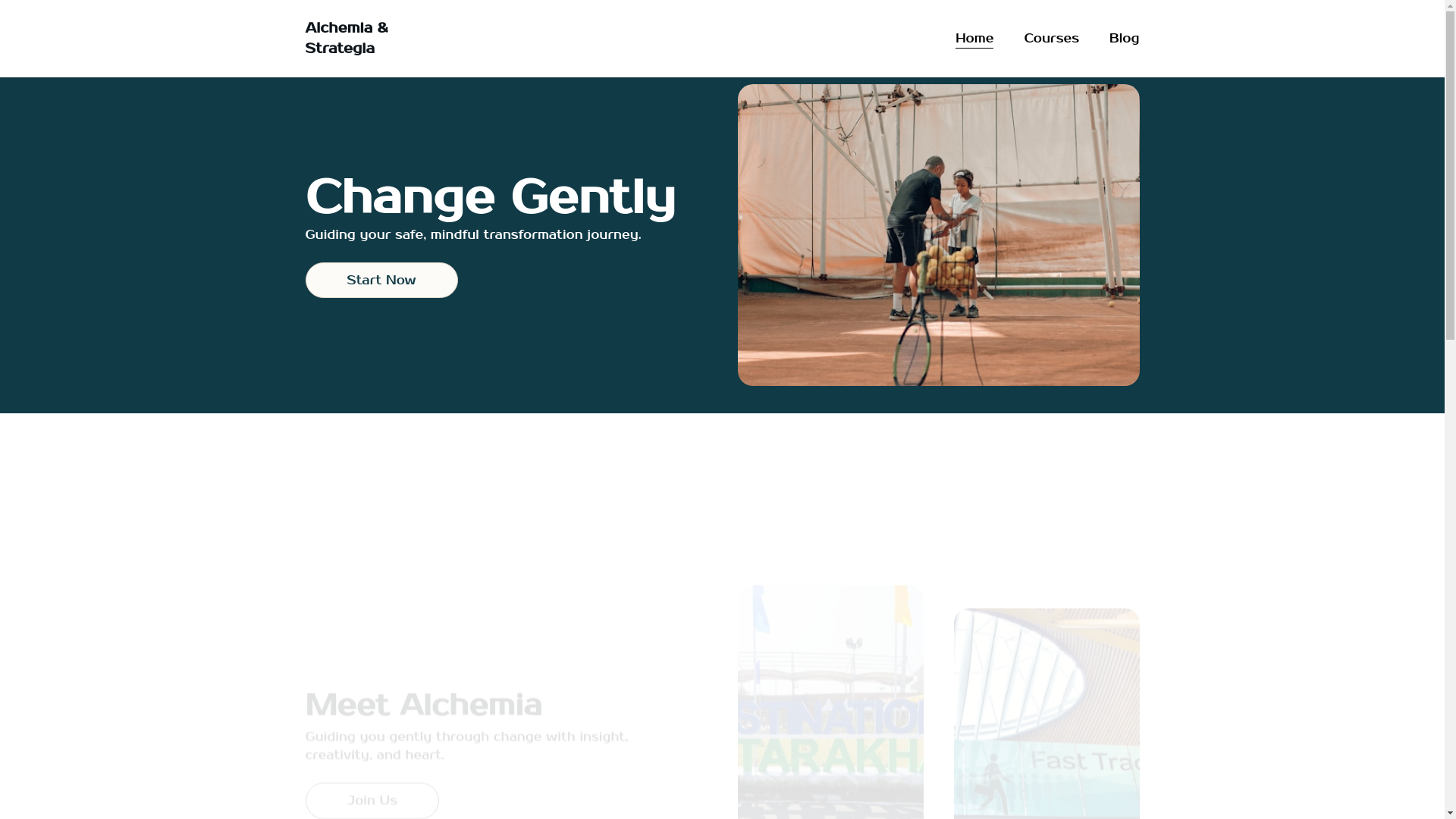 website screenshot of https://alchemiaistrategia.pl/