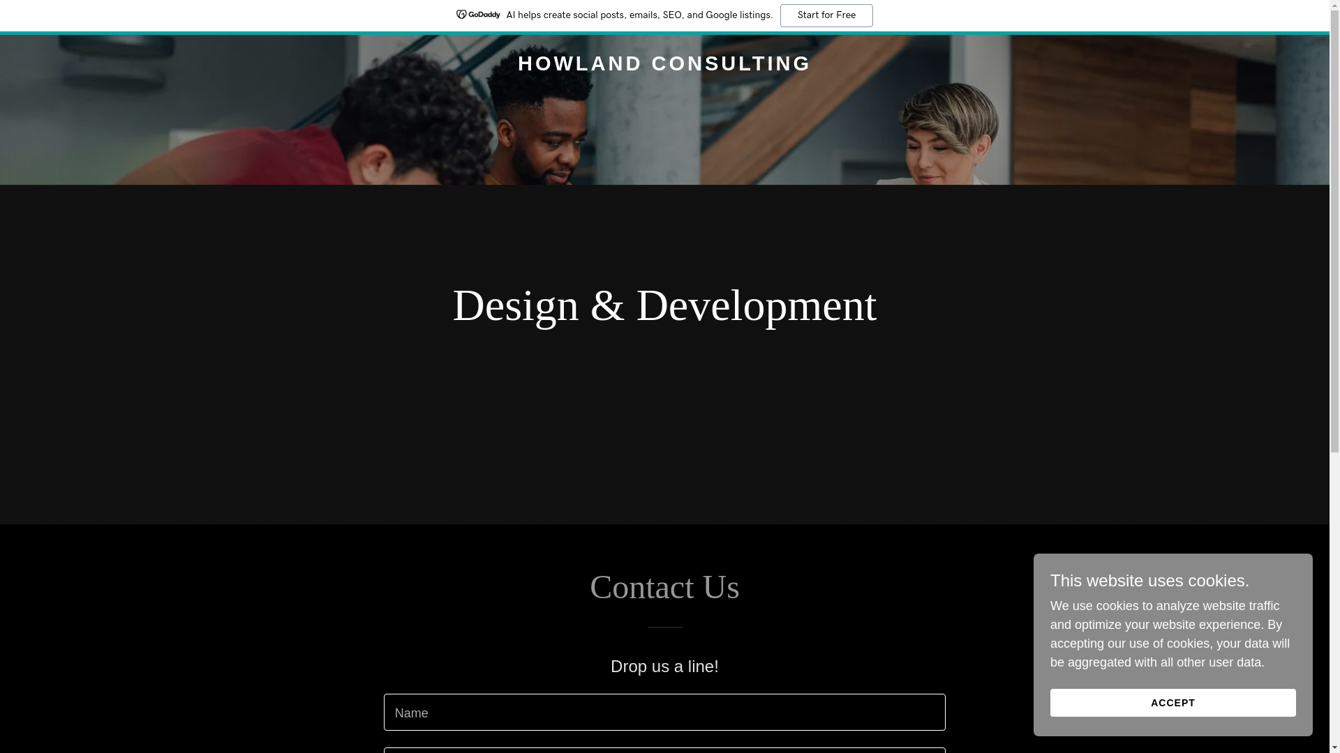 website screenshot of https://howlandconsulting.com.au/