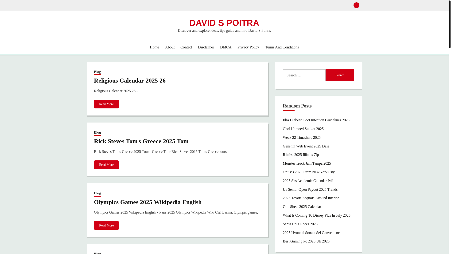 website screenshot of https://davidspoitras.pages.dev/