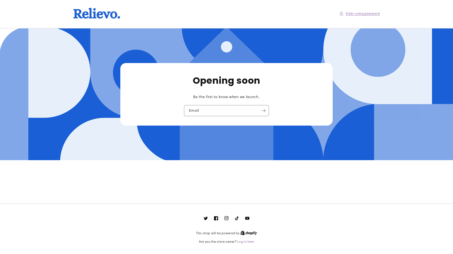 website screenshot of https://myrelievo.com/