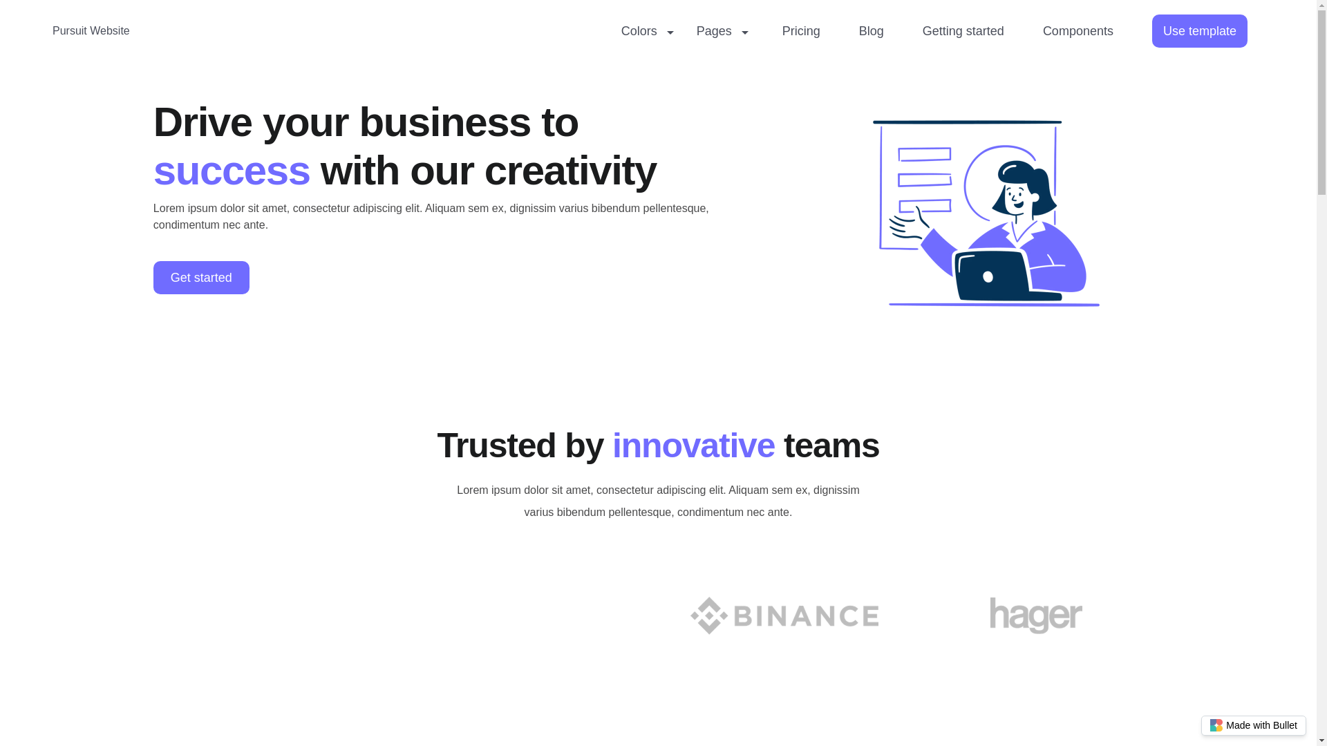 website screenshot of https://pursuit-website-bullet.pages.dev/