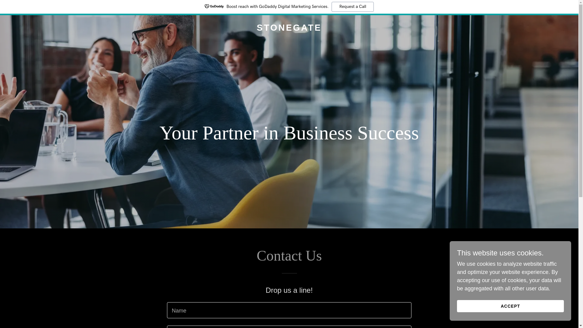 website screenshot of https://stonegate.llc/