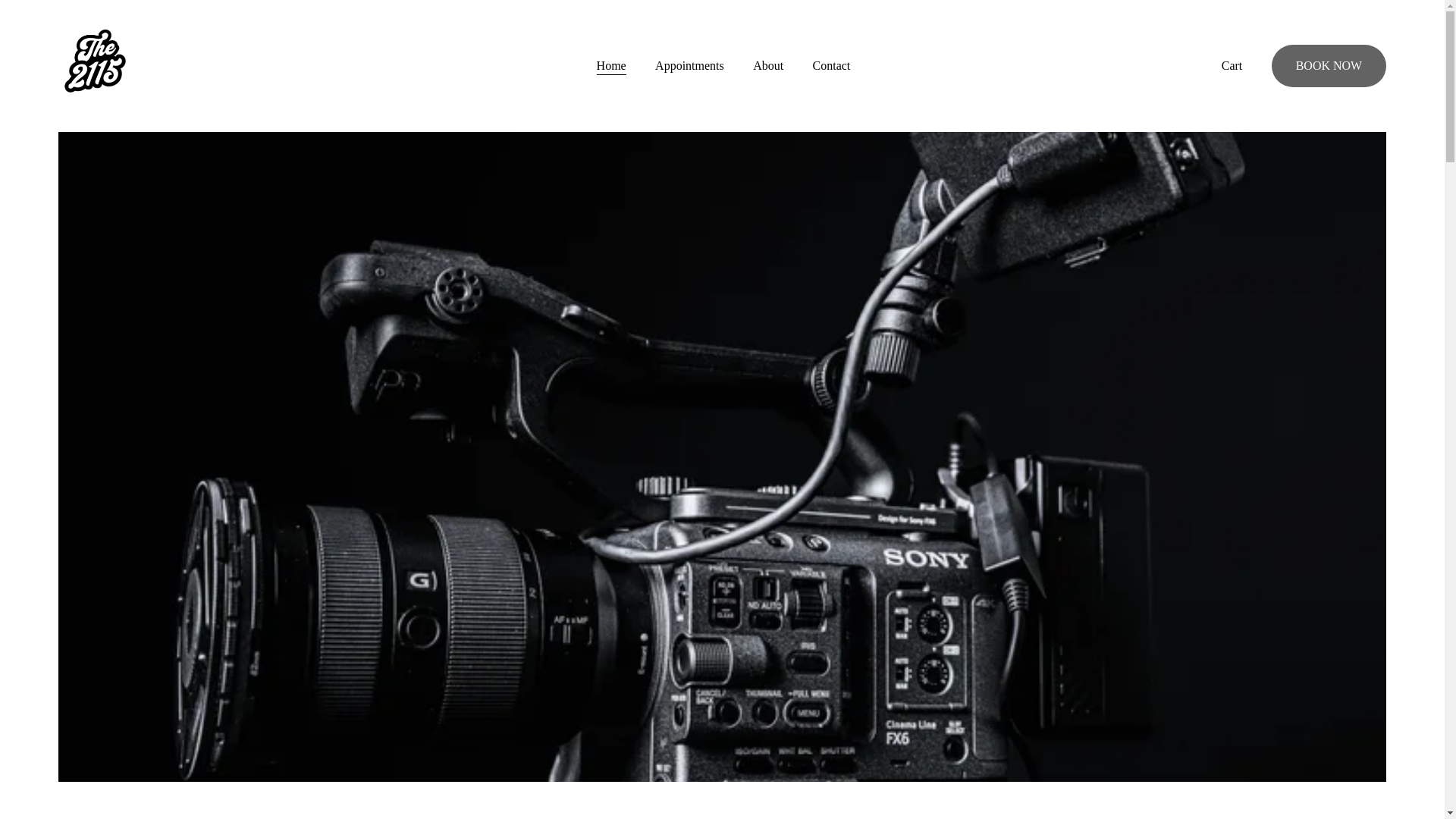 website screenshot of https://the2115productioncompany.com/