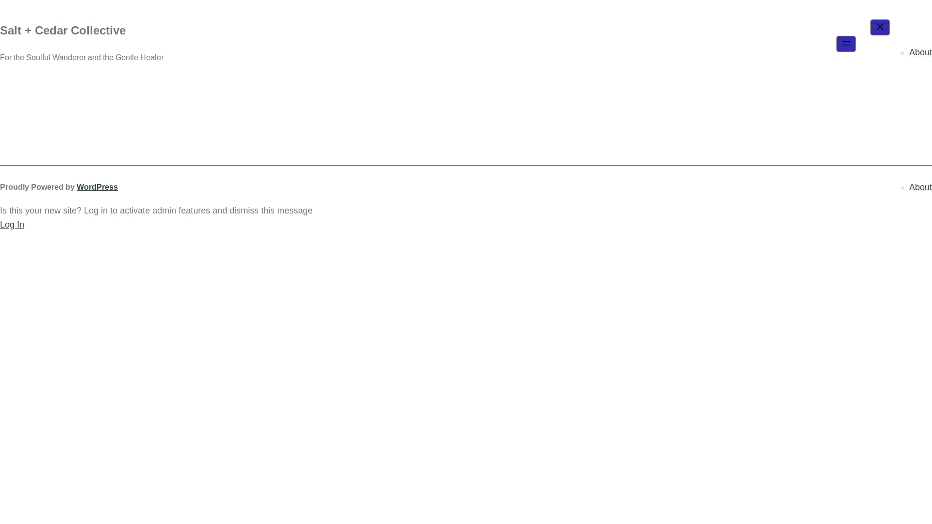 website screenshot of https://saltcedarcollective.blog/