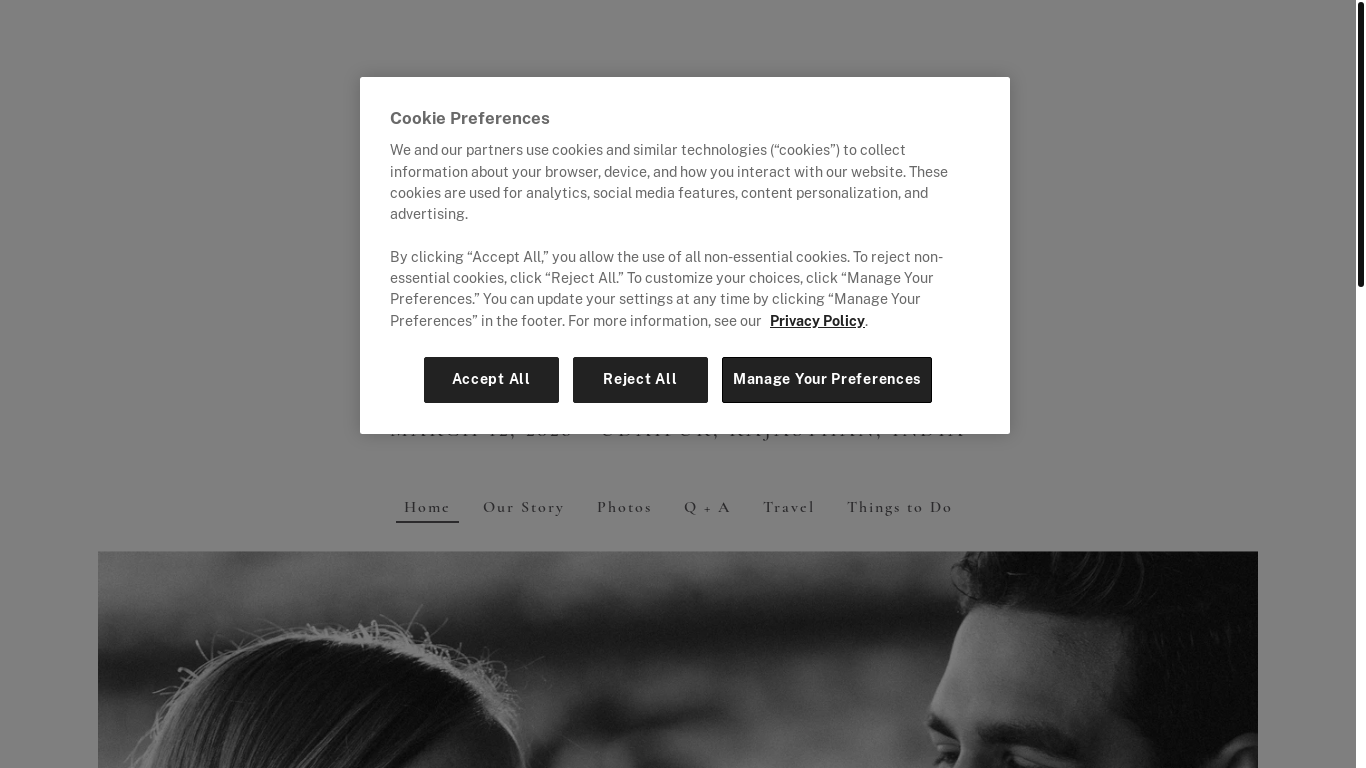website screenshot of https://oliviaringsvinay.com/
