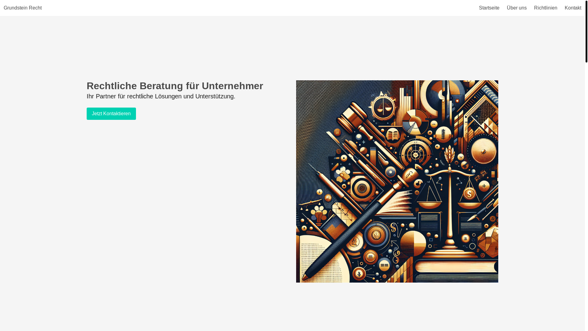 website screenshot of https://grundsteinrechtde.com/