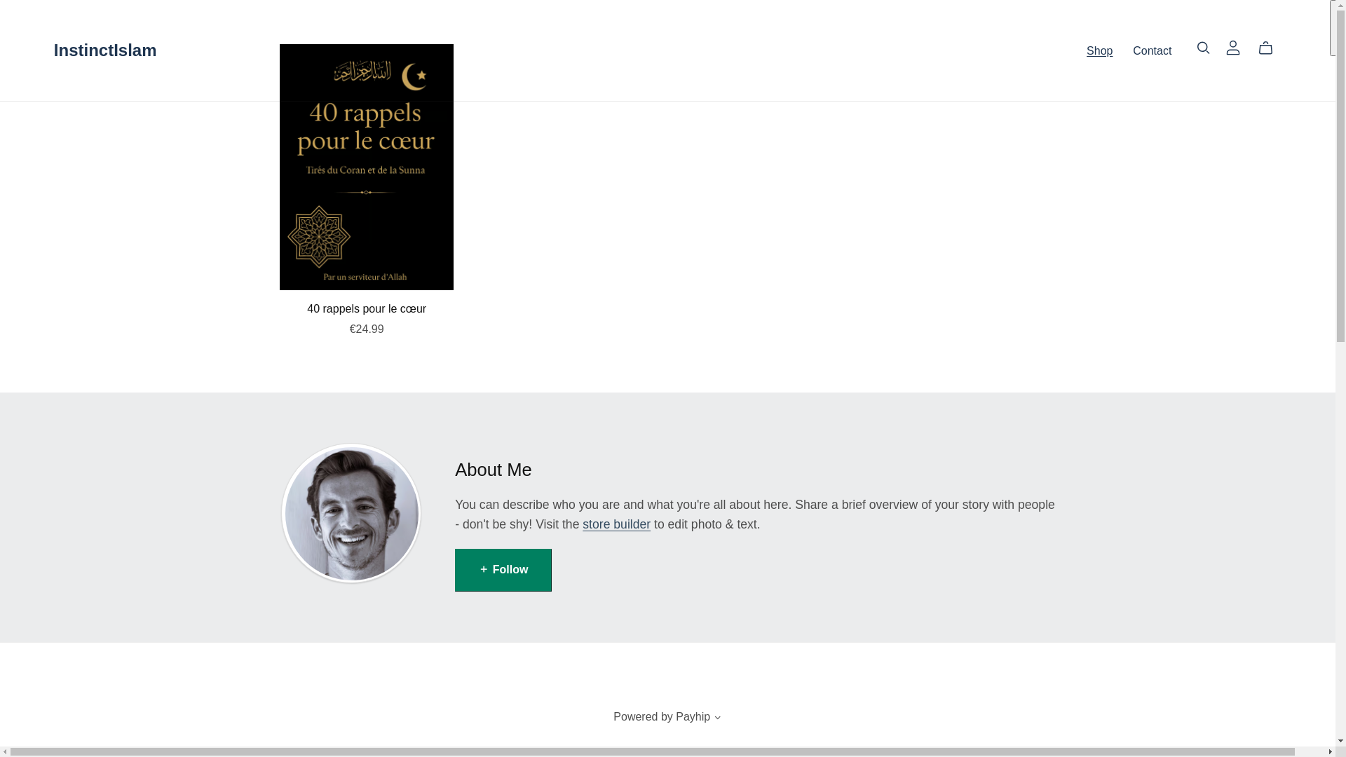 website screenshot of https://40rappelspourlecoeur.com/