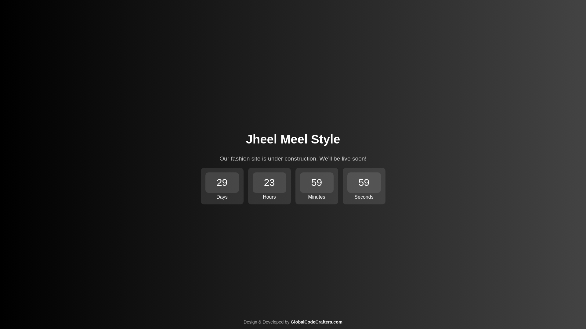 website screenshot of https://jheelmeelstyle.com/