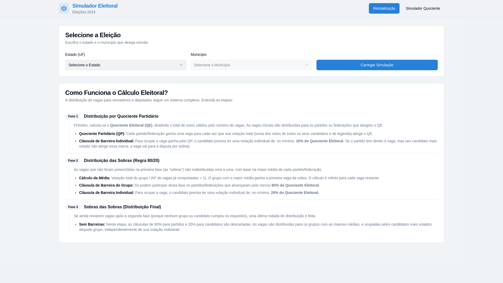 website screenshot of https://retotalizacao.com.br/