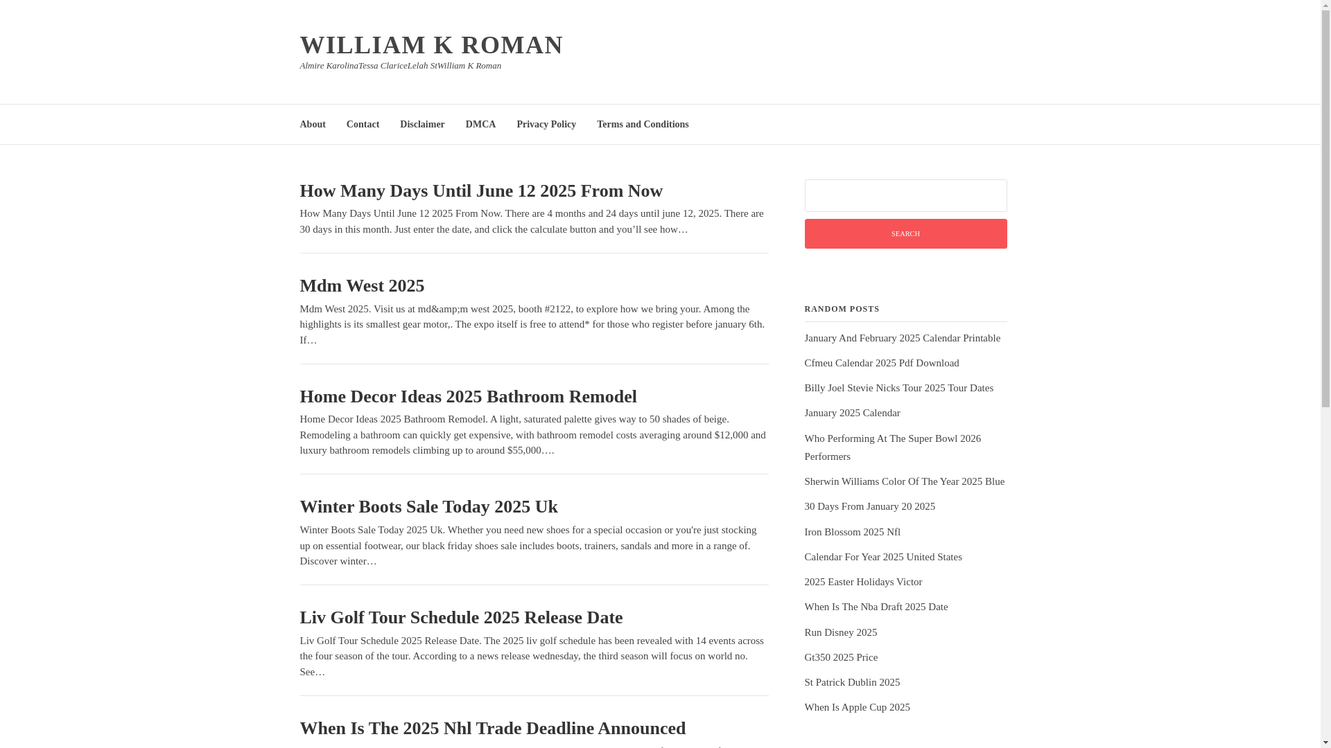 website screenshot of https://williamkromand.pages.dev/