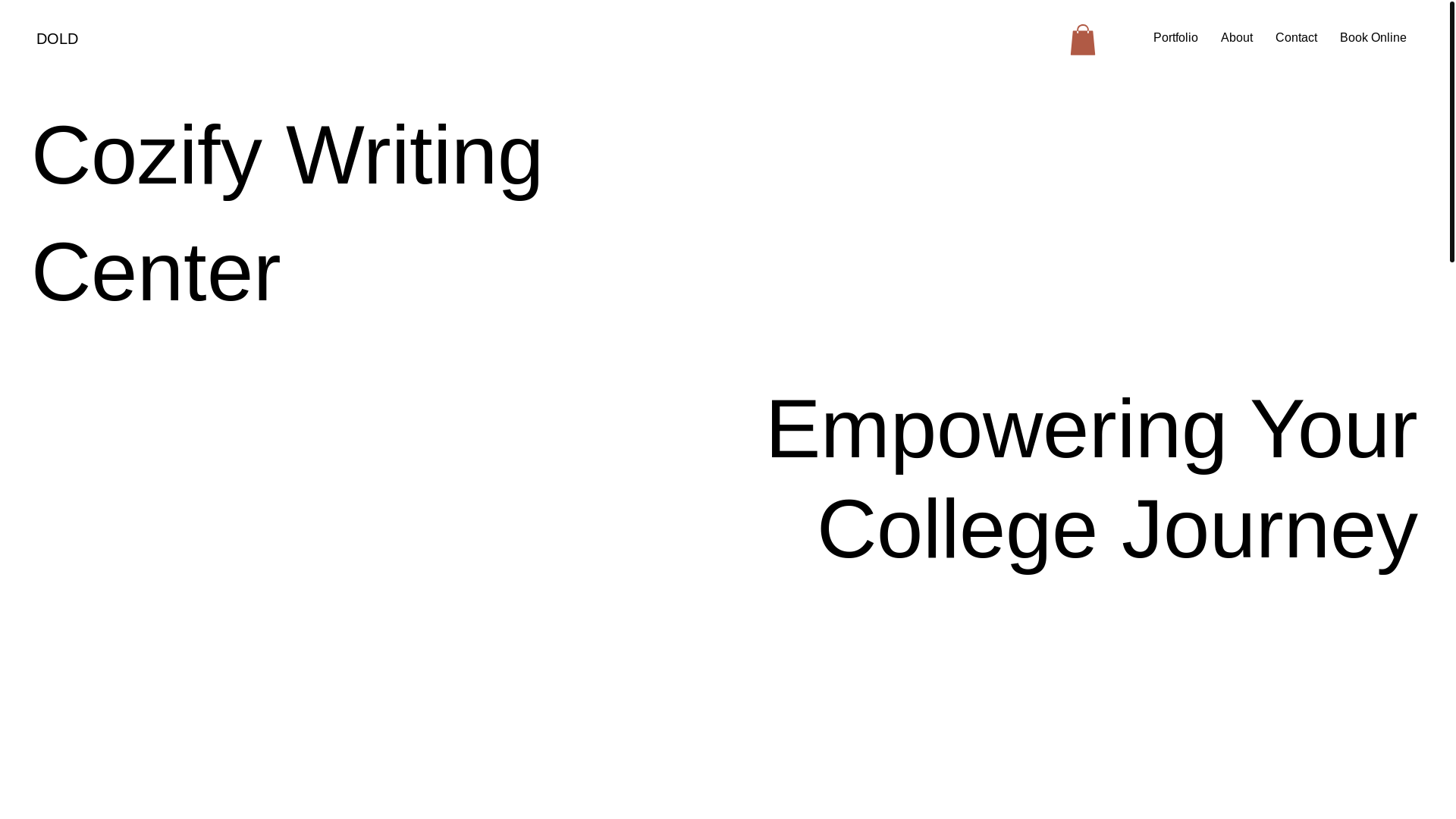 website screenshot of https://emorywriting.com/
