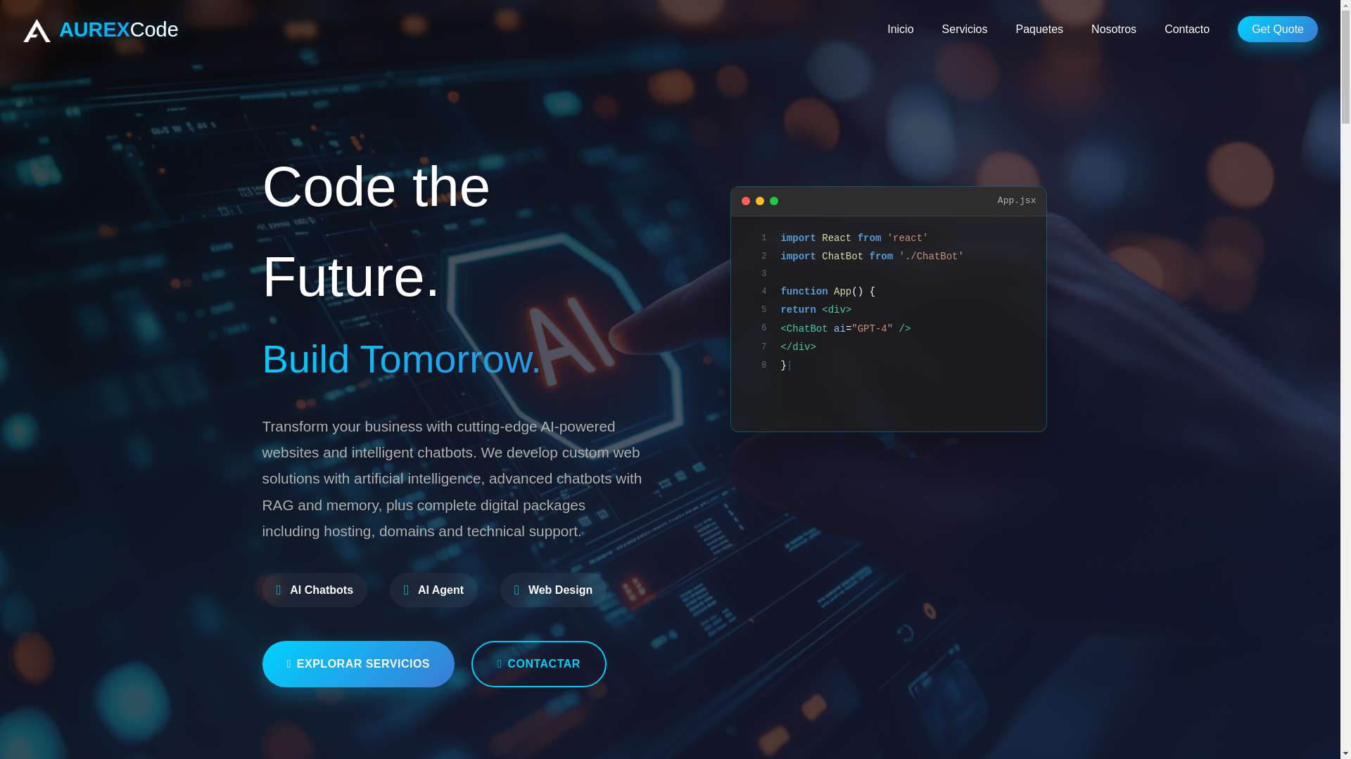 website screenshot of https://aurexcode.pages.dev/