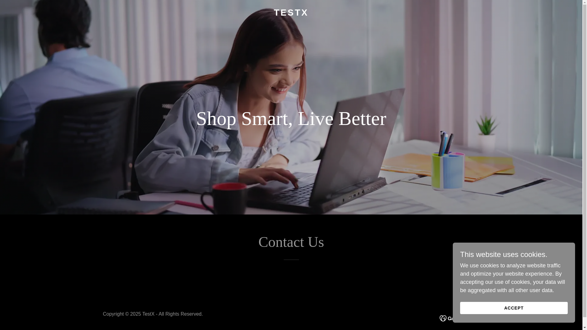 website screenshot of https://testx.live/