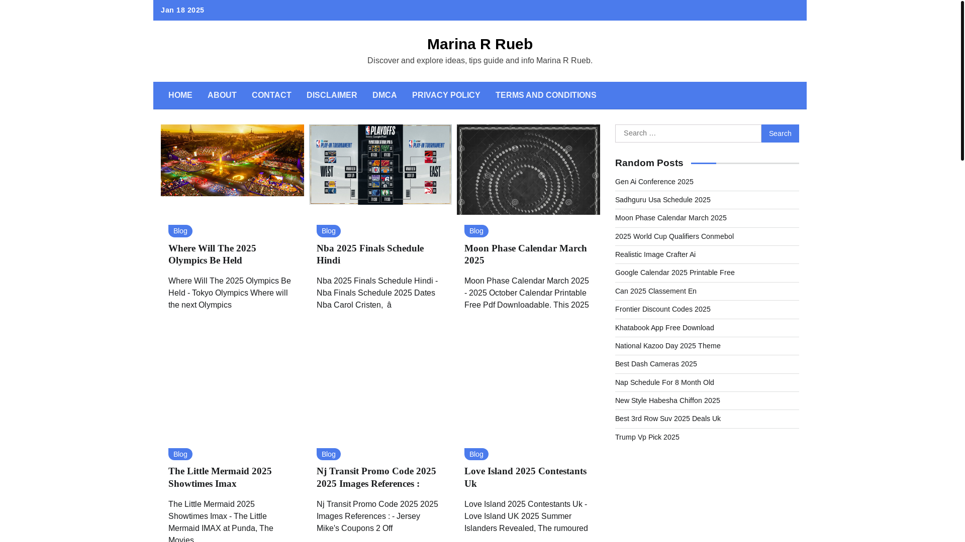 website screenshot of https://marinarruebe.pages.dev/