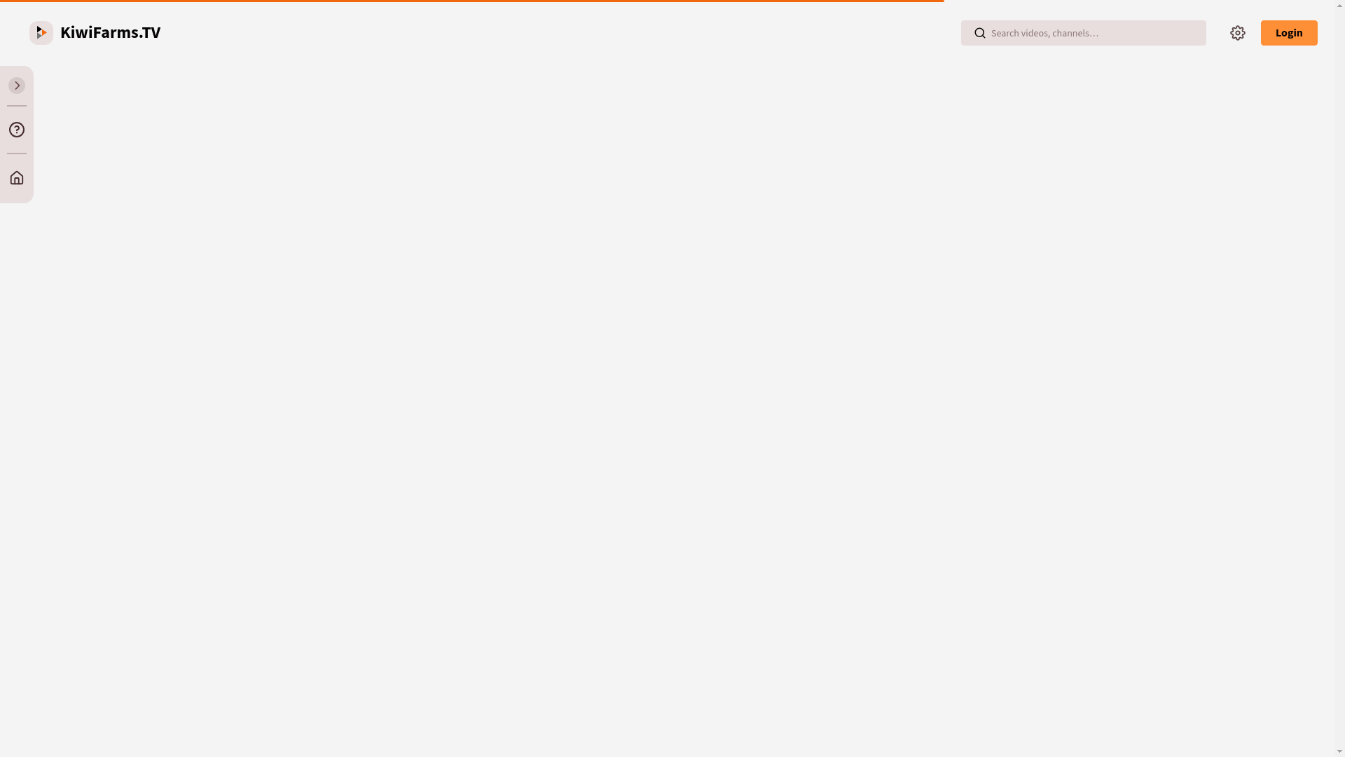 website screenshot of https://kiwifarms.tv/videos/browse