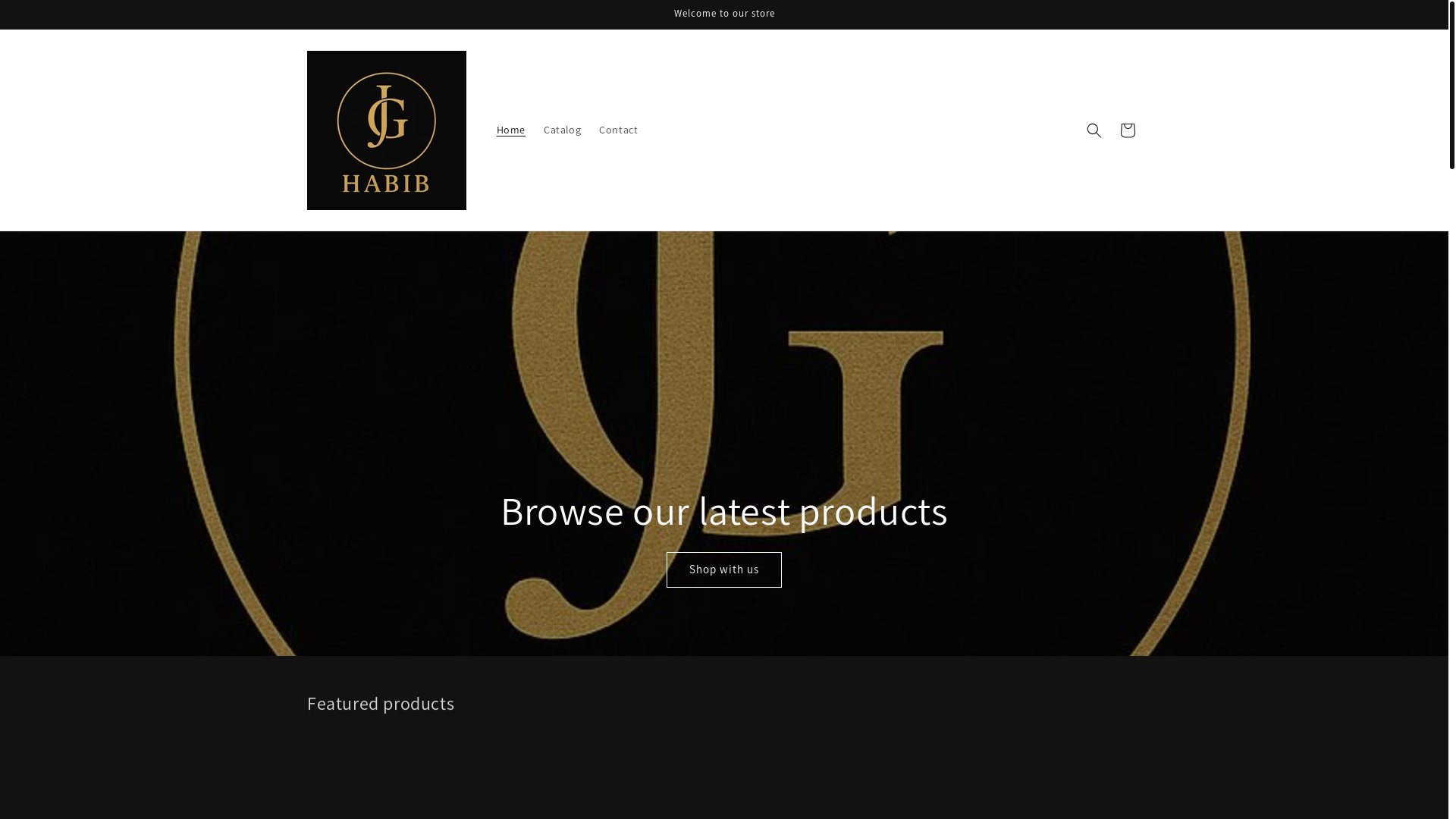 website screenshot of https://jghabibstore.com/
