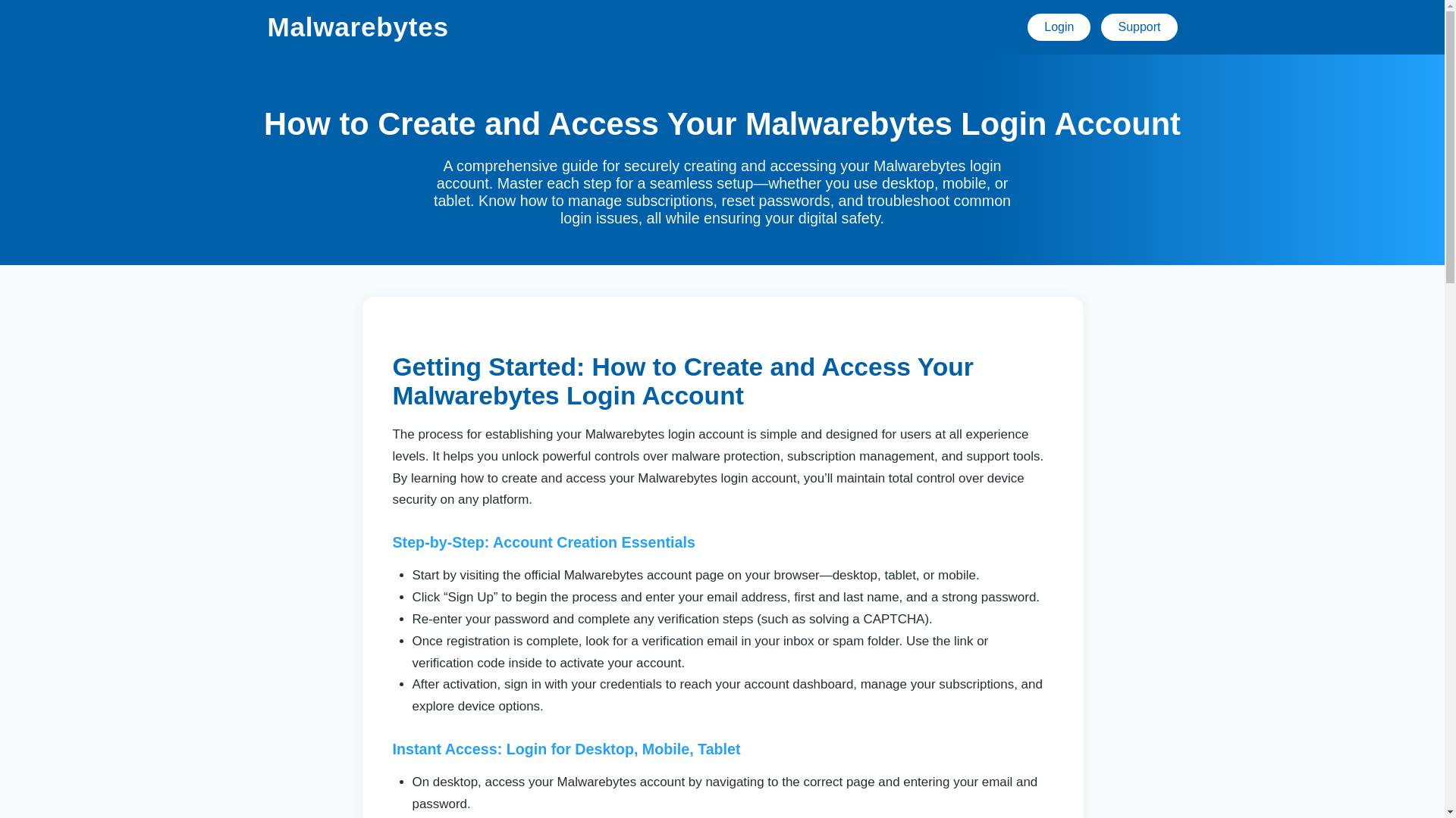 website screenshot of https://malwarebyteshelps.pages.dev/