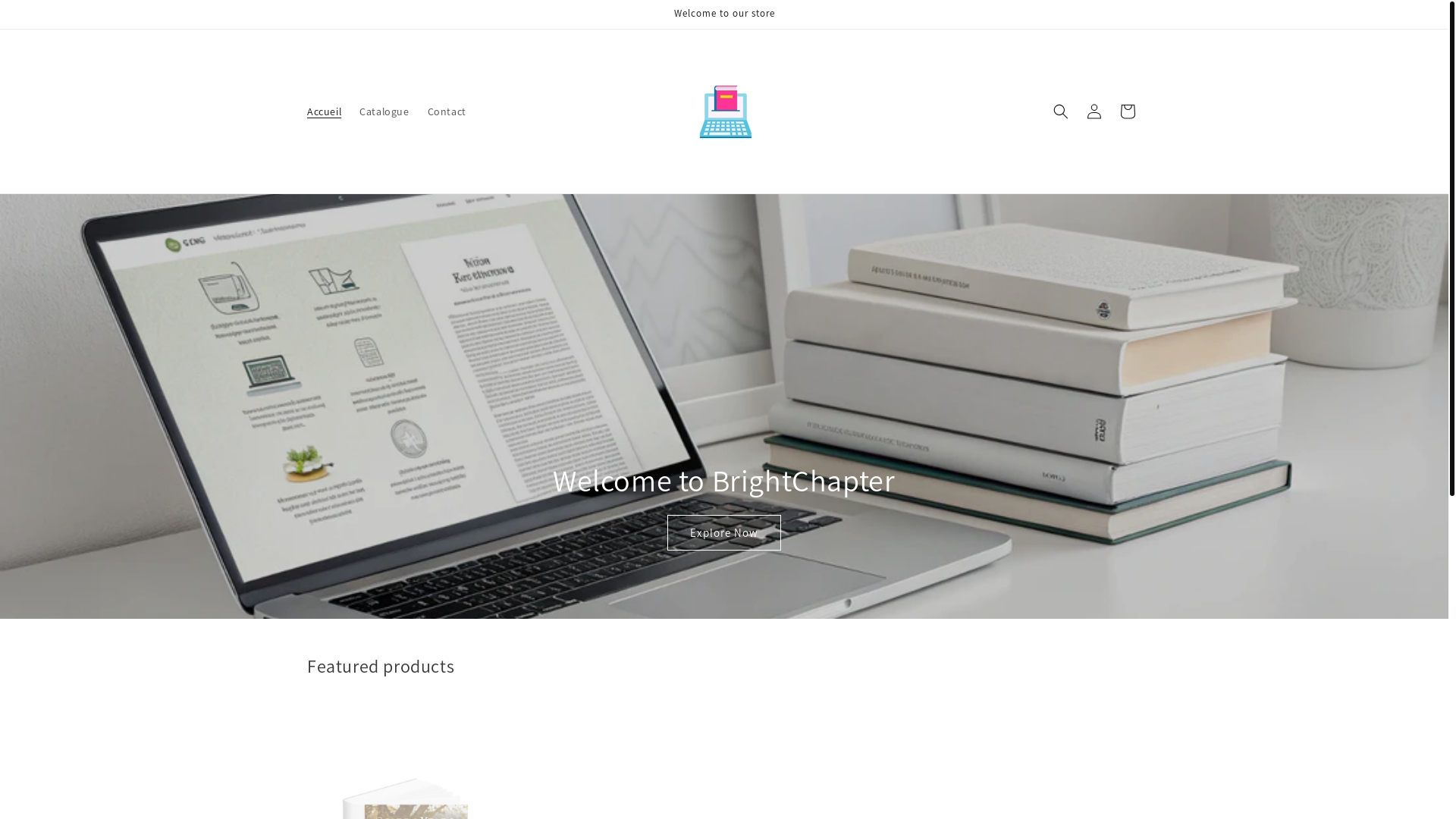 website screenshot of https://brightchapter.org/