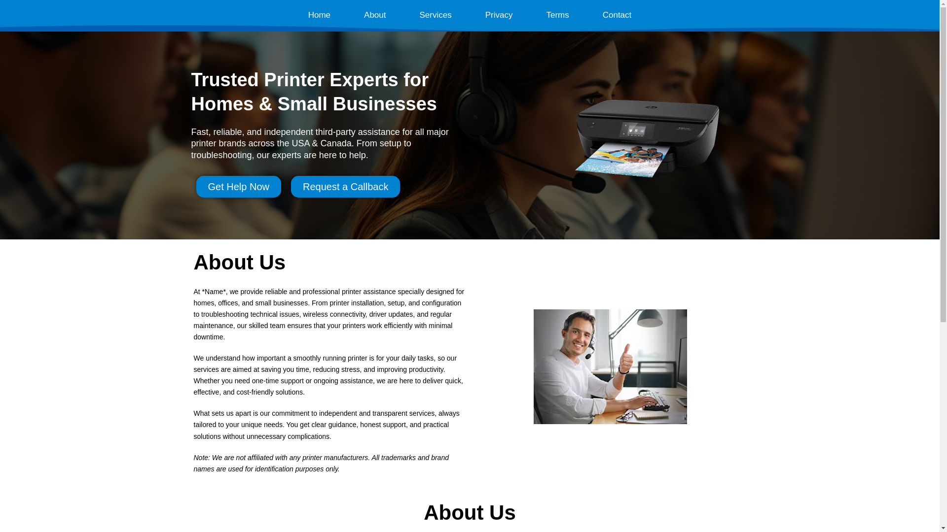 website screenshot of https://printerspider.online/