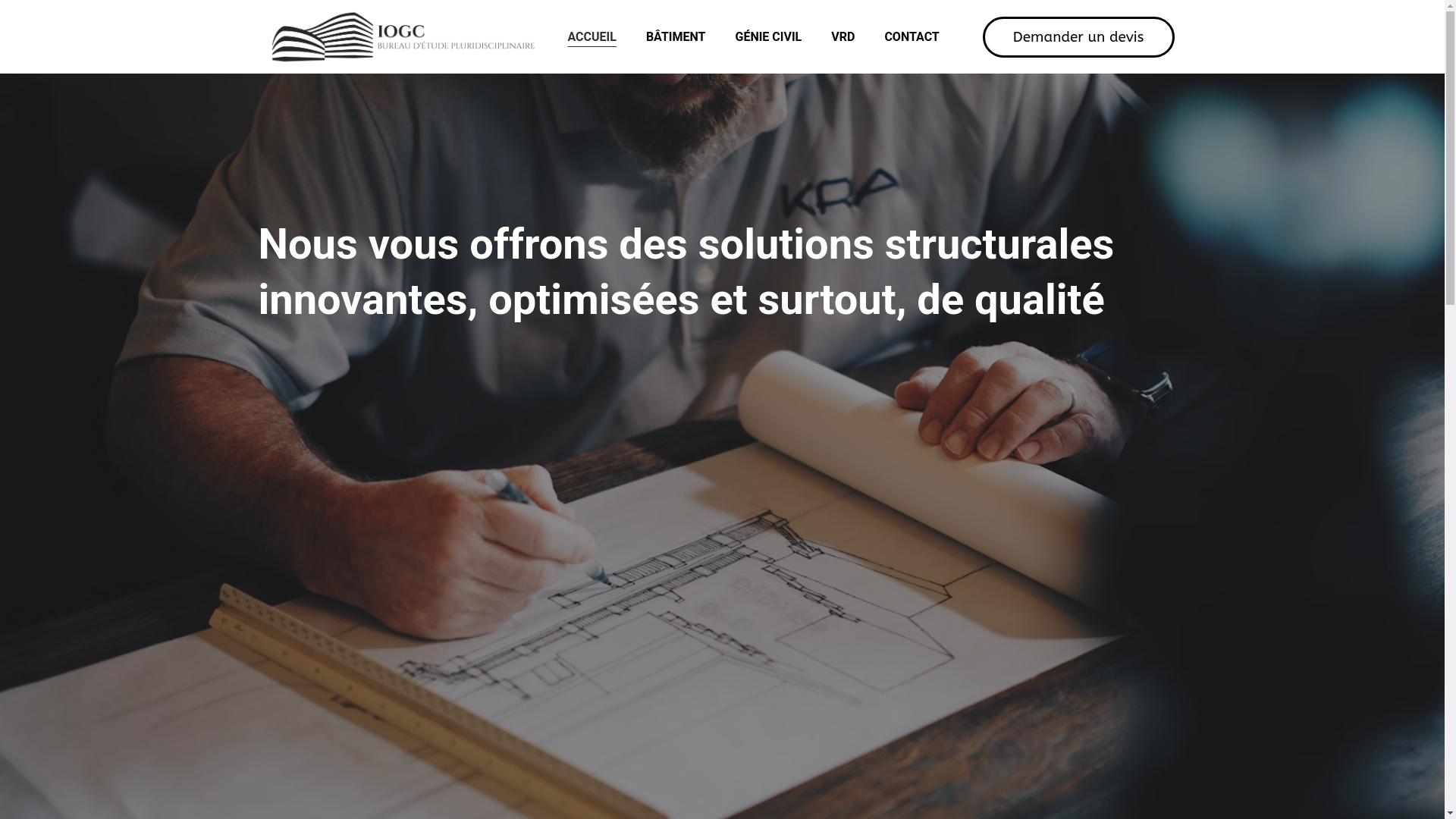 website screenshot of https://iogc-bet.fr/