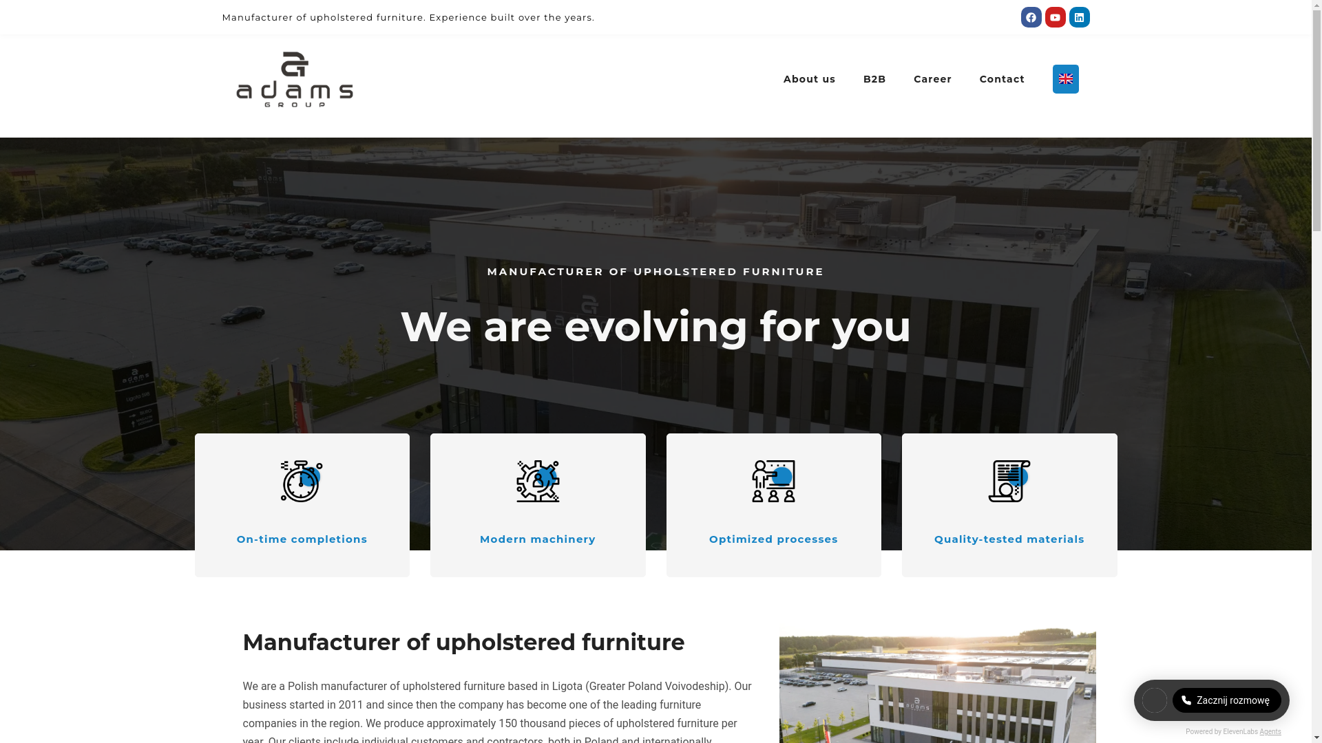 website screenshot of https://adamsgroup-modelguide.pages.dev/