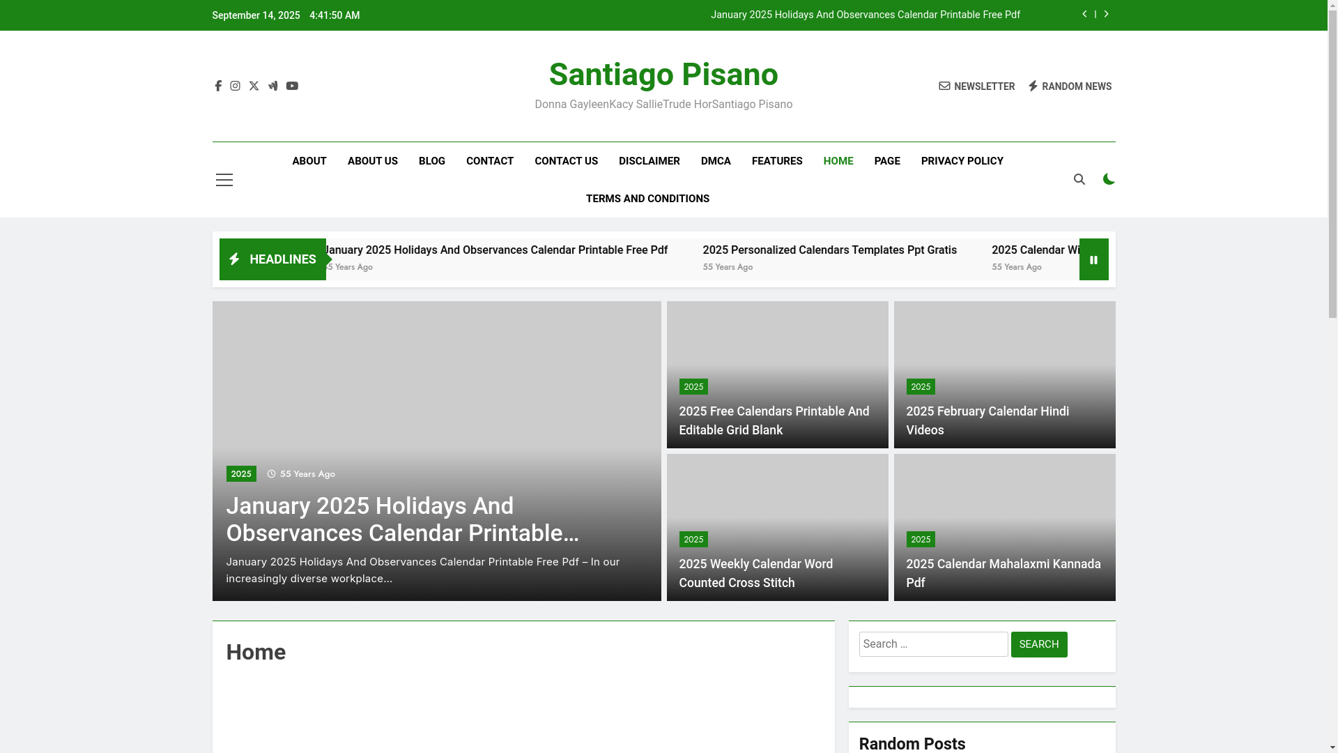 website screenshot of https://santiagopisano.pages.dev/
