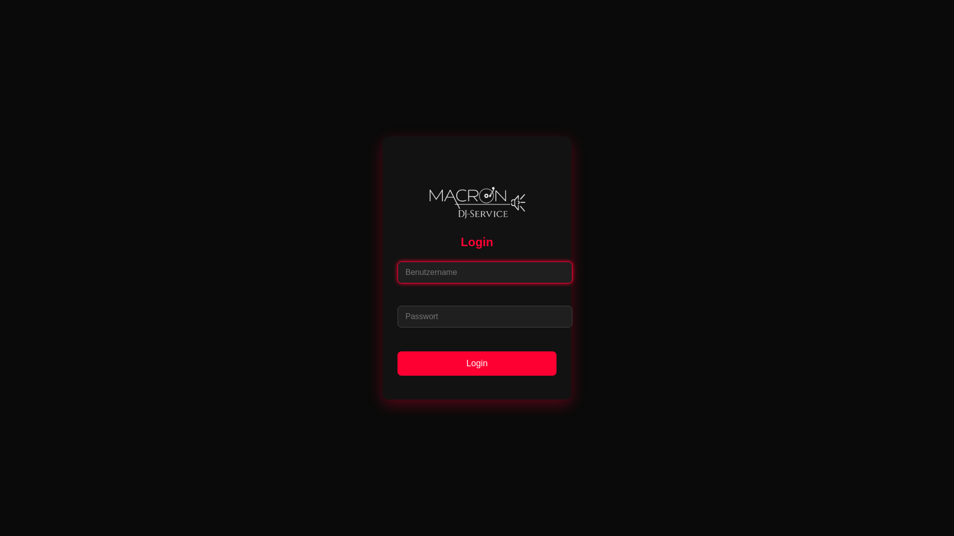 website screenshot of https://macron-system.de/