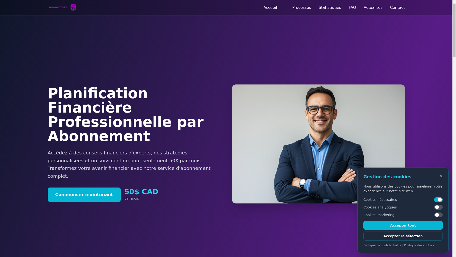 website screenshot of https://seronvilthex.com