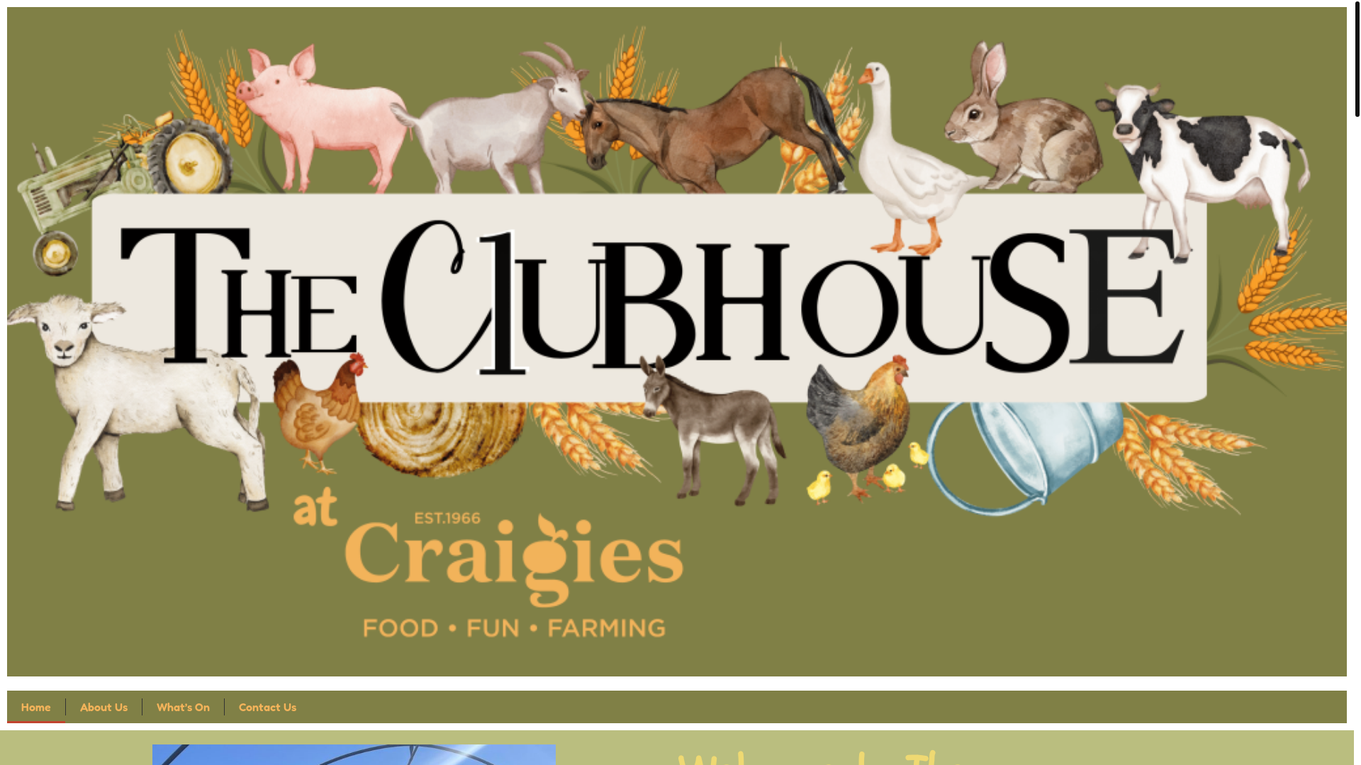 website screenshot of https://exploretheclubhouse.co.uk/