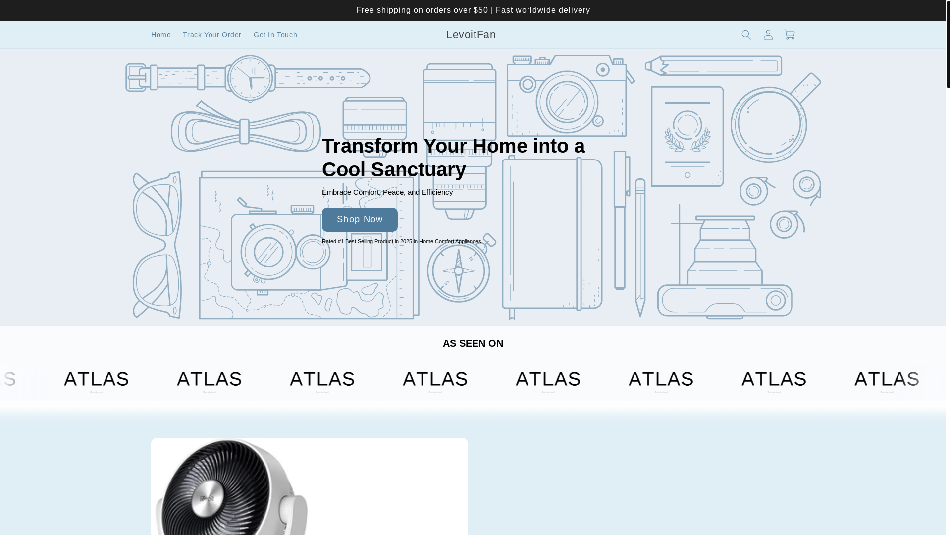 website screenshot of https://levoitfan.us/
