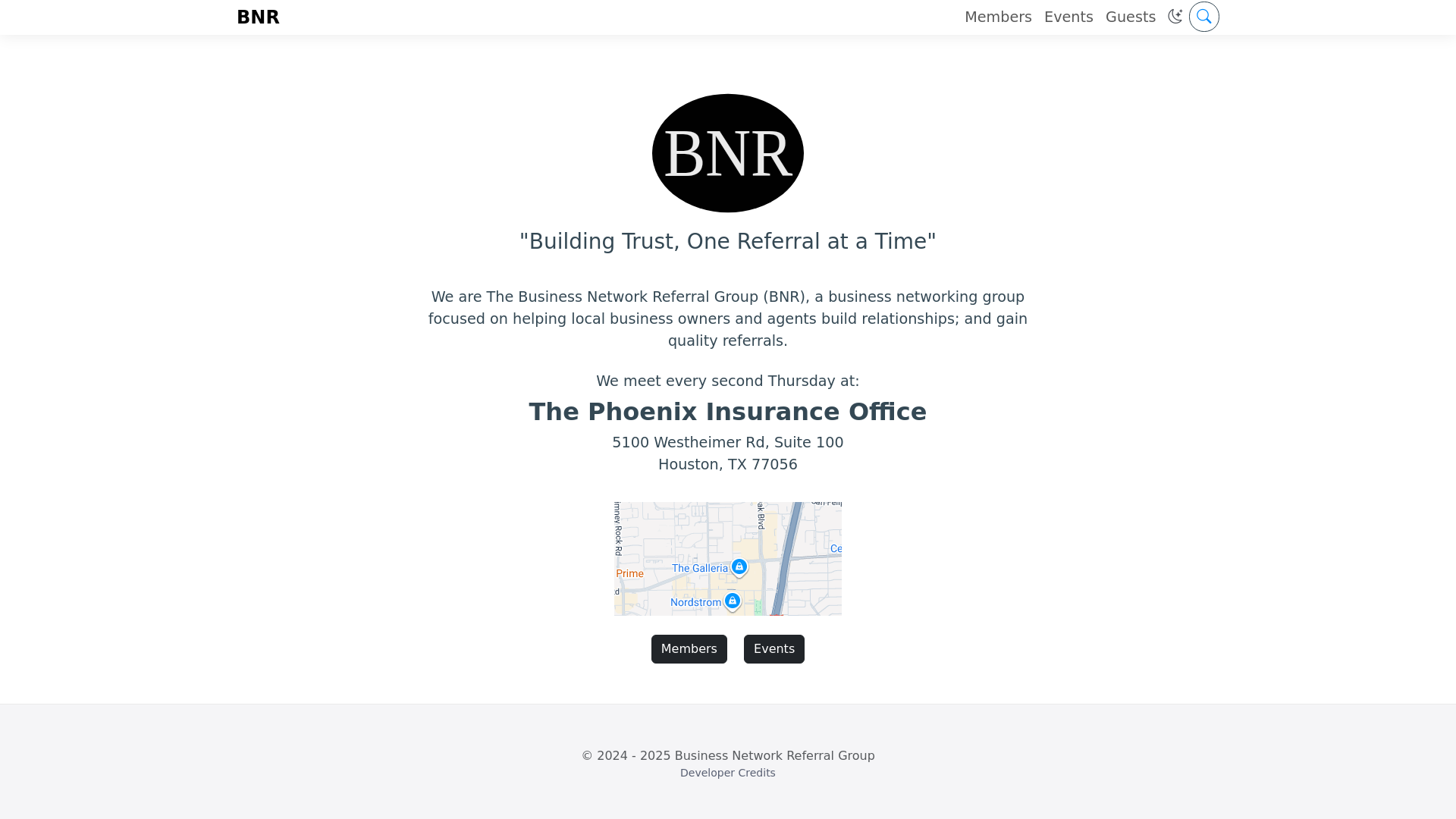 website screenshot of https://bnr-network.pages.dev/