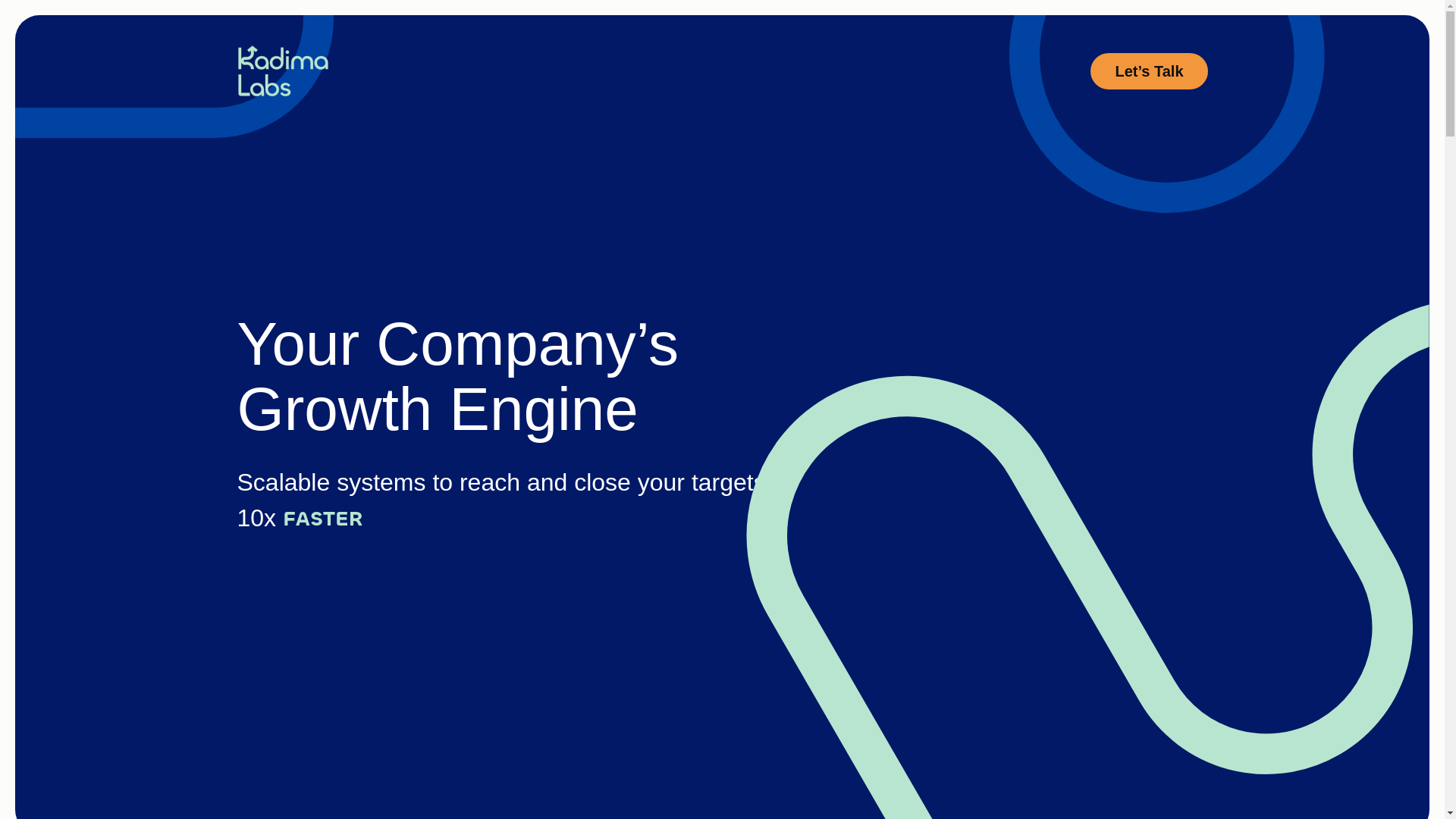 website screenshot of https://kadimatalent.com/
