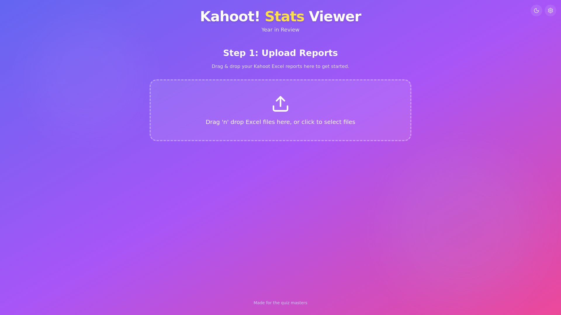 website screenshot of https://kahoot-viewer.pages.dev/