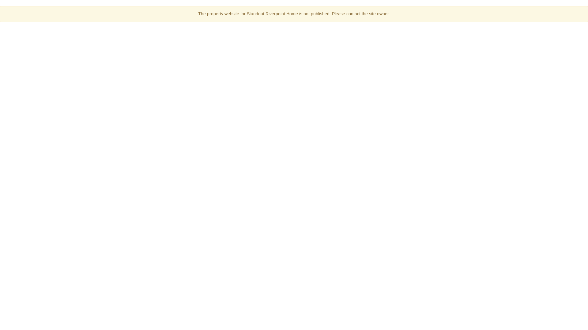 website screenshot of https://standoutriverpointhome.com/